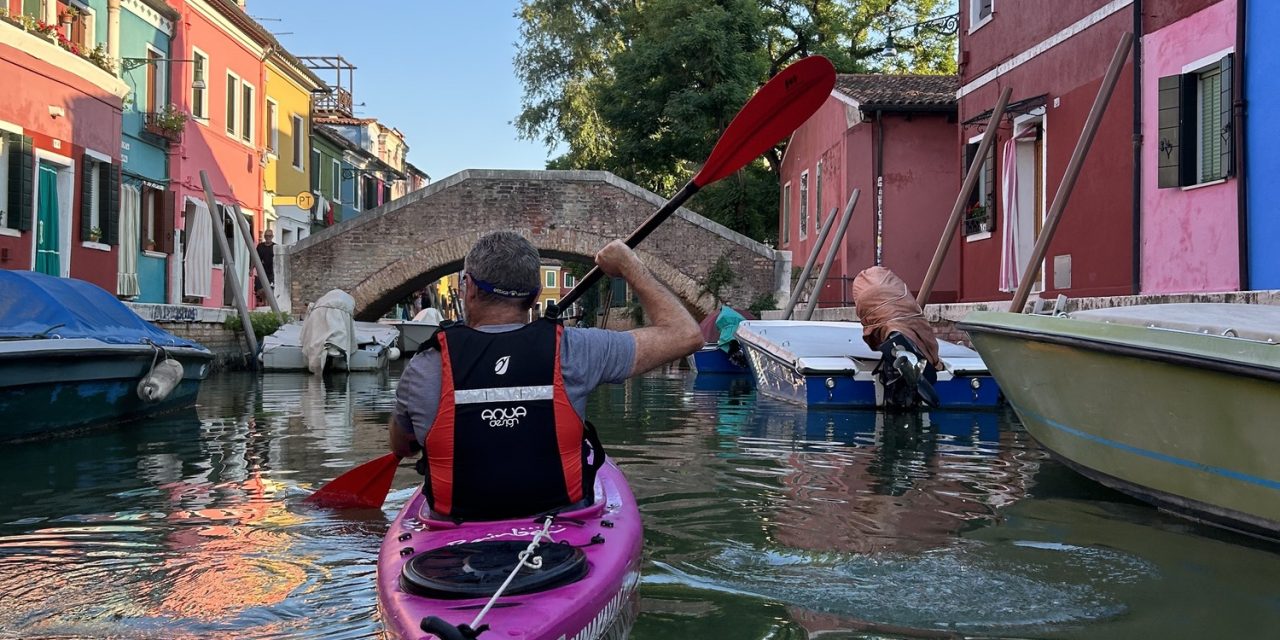 Burano: Reflections on the water