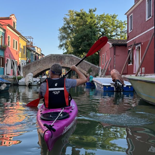 Burano: Reflections on the water
